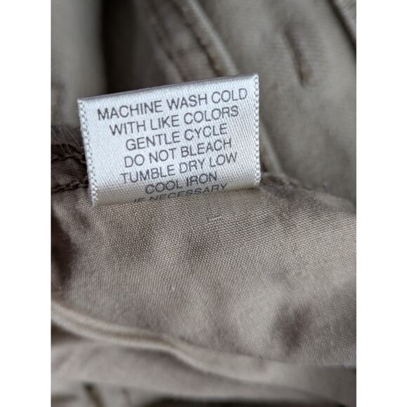 Christopher & Banks Women’s Tan Stretch Crop Pants Size 14 - Picture 8 of 9